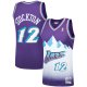 Men's Utah Jazz John Stockton Mitchell & Ness Purple Hardwood Classics Swingman Jersey