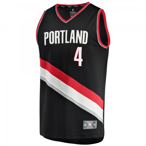 Youth Portland Trail Blazers Matisse Thybulle Fanatics Black Fast Break Player Jersey - Icon Edition