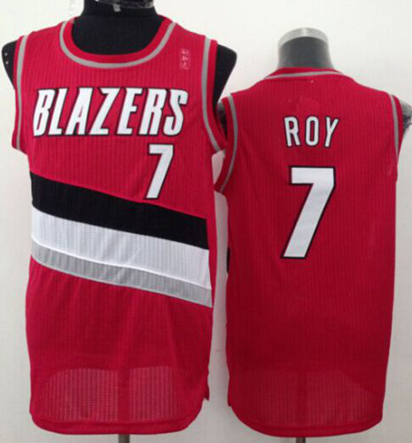 Men's Revolution 30 Portland Trail Blazers #7 Brandon Roy Red Stitched NBA Jersey