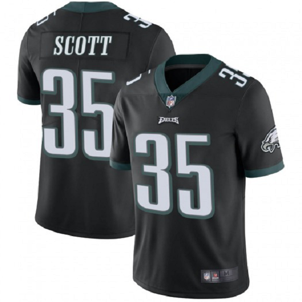 Youth Nike Philadelphia Eagles #35 Boston Scott Limited Black Alternate Vapor Untouchable Jersey