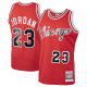 Men's NBA Chicago Bulls #23 Michael Jordan Mitchell & Ness Red 1984-85 Hardwood Classics Rookie Jersey