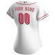 Women's Cincinnati Reds Nike White Home Replica Custom Jersey