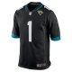 Men's Jacksonville Jaguars Travis Etienne Nike Black Game Jersey