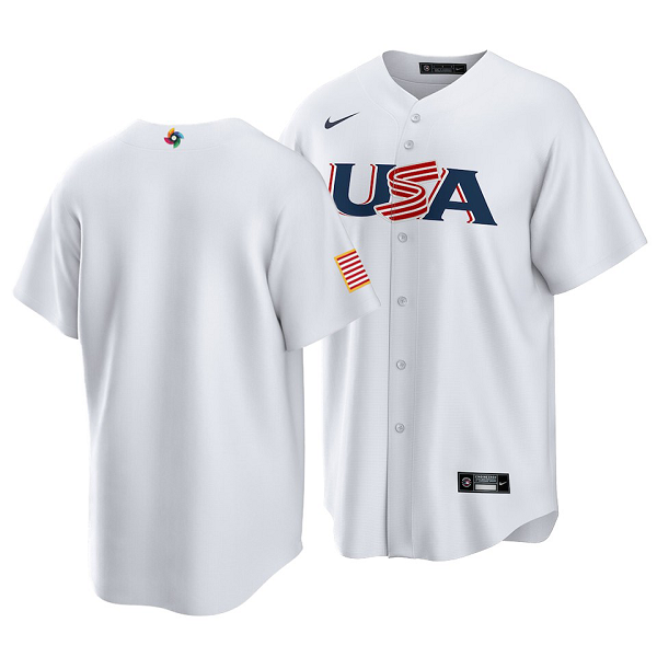 Men's USA 2023 World Baseball Classic White Jersey