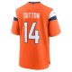 Men's Denver Broncos Courtland Sutton Nike Orange Game Jersey