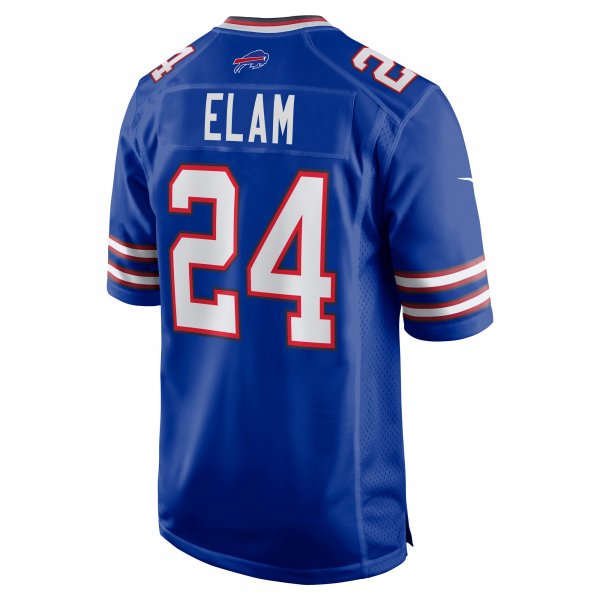 Men's Buffalo Bills Kaiir Elam Nike Royal Player Game Jersey