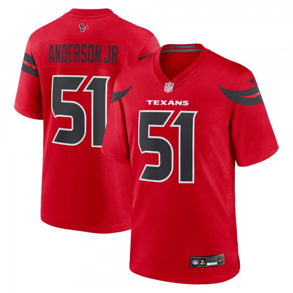 Men's Houston Texans Will Anderson Jr. Nike Red Alternate Game Jersey