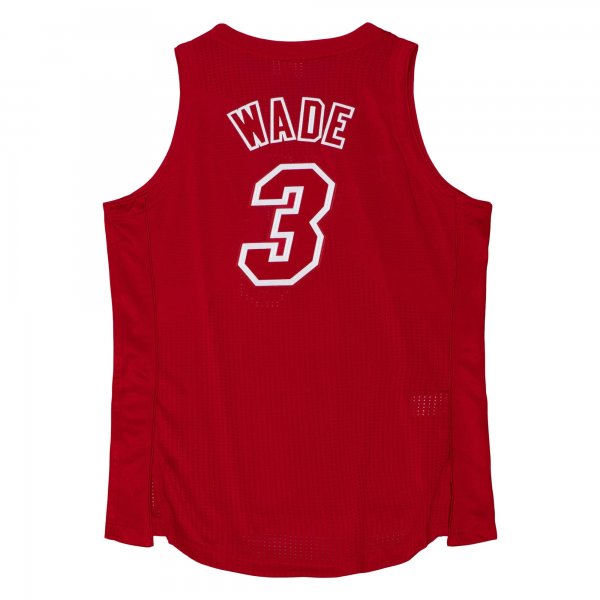 Men's Miami Heat Dwyane Wade Mitchell & Ness Scarlet 2012 Player Jersey