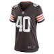 Women's Cleveland Browns Matthew Adams Nike Brown Nike Women's Team Color Jersey