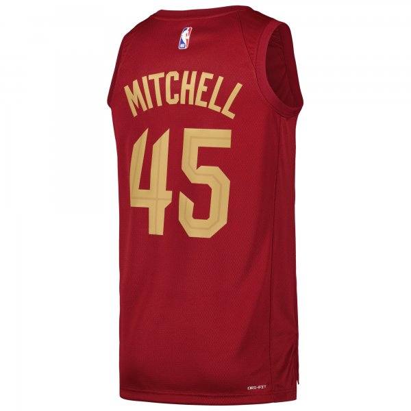 Men's Cleveland Cavaliers Donovan Mitchell Nike Wine Swingman Player Jersey - Icon Edition