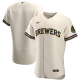 Men's Nike Milwaukee Brewers Blank White Home 2020 MLB Jersey