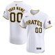 Men's Pittsburgh Pirates Nike White Home Elite Custom Jersey