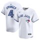 Men's Toronto Blue Jays #4 George Springer Nike White Home Limited Player Jersey