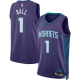 Men's Charlotte Hornets #1 LaMelo Ball Jordan Brand Purple 2022/23 Statement Edition Swingman NBA Jersey