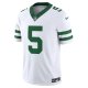 Men's New York Jets Garrett Wilson Nike Legacy White Vapor F.U.S.E. Limited Jersey