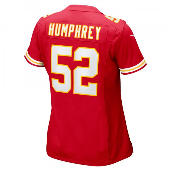 Women's Kansas City Chiefs Creed Humphrey Nike Red Game Jersey