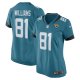 Women's Jacksonville Jaguars Seth Williams Nike Teal Game Player Jersey