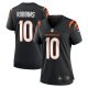 Women's Cincinnati Bengals Brad Robbins Nike  Black Team Game Jersey