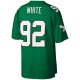 Men's Philadelphia Eagles Reggie White Mitchell & Ness Kelly Green Big & Tall 1990 Retired Player Replica Jersey