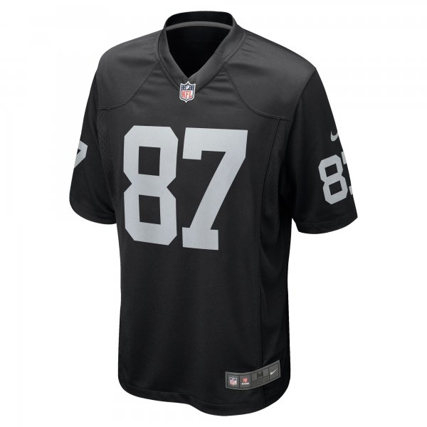 Men's Las Vegas Raiders Michael Mayer Nike Black 2023 NFL Draft Pick Game Jersey