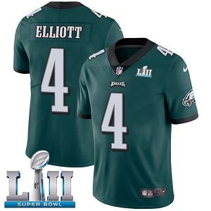 Youth Nike NFL Philadelphia Eagles #4 Jake Elliott Limited Home Midnight Green Vapor Untouchable Super Bowl LII Jersey