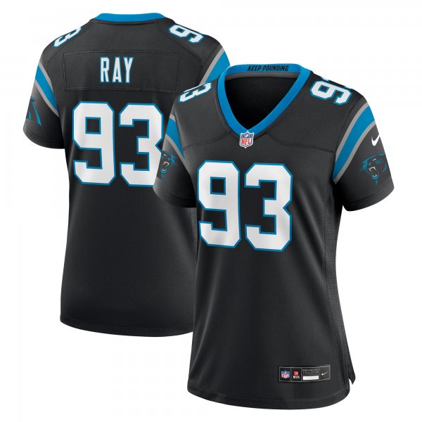 Women's Carolina Panthers LaBryan Ray Nike  Black Team Game Jersey