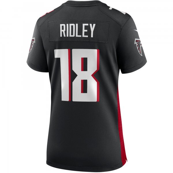 Women's Atlanta Falcons Calvin Ridley Nike Black Game Player Jersey