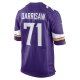 Men's Minnesota Vikings Christian Darrisaw Nike Purple Game Jersey