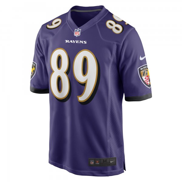 Men's Baltimore Ravens Steve Smith Sr. Nike Purple Retired Player Game Jersey