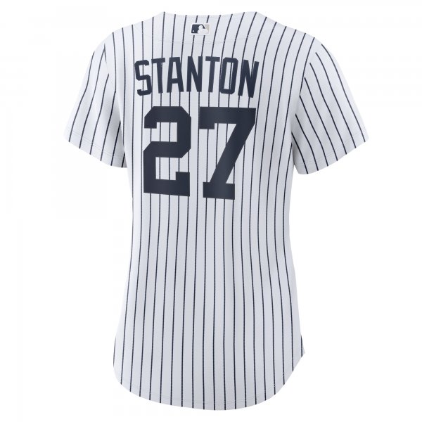 Women's New York Yankees Giancarlo Stanton Nike White Home Replica Player Jersey