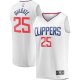 Youth LA Clippers Moussa DiabatÃÂ© Fanatics White Fast Break Player Jersey - Association Edition