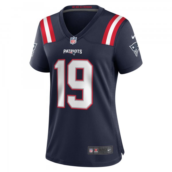 Men's New England Patriots Trace McSorley Nike Navy Game Player Jersey