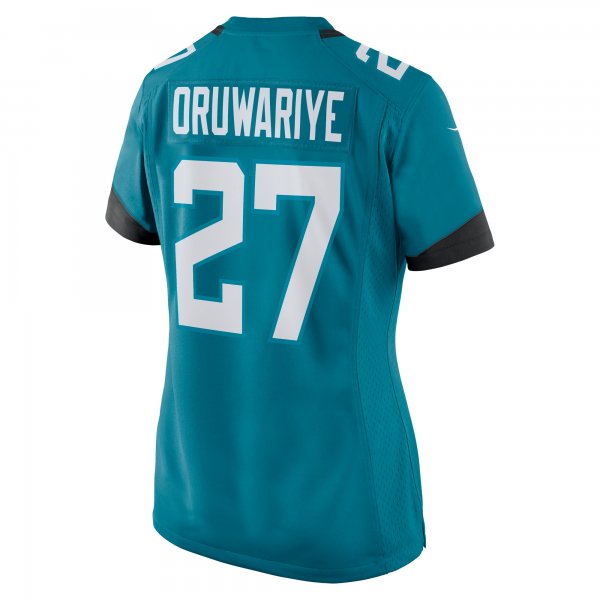 Women's Jacksonville Jaguars Amani Oruwariye Nike  Teal  Game Jersey