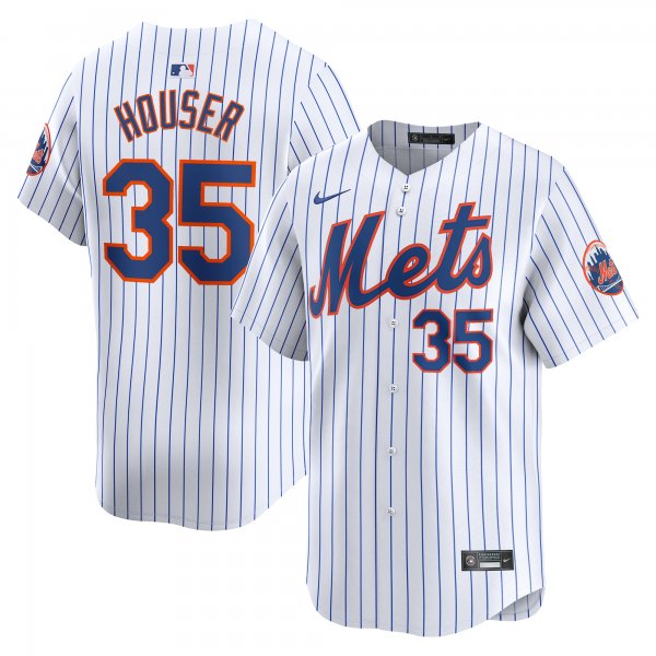 Men's New York Mets Adrian Houser Nike White Home Limited Player Jersey