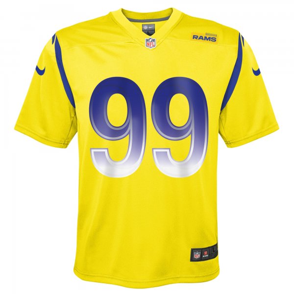 Youth Los Angeles Rams Aaron Donald Nike Gold Inverted Game Jersey