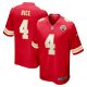 Men's Nike Rashee Rice Red Kansas City Chiefs #4 Limited Jersey