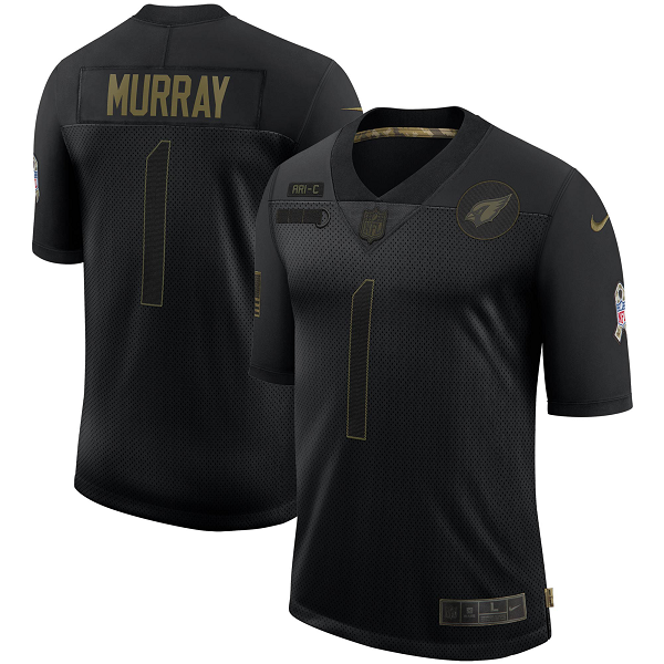 Men's Arizona Cardinals Kyler Murray Nike Black 2020 Salute To Service Limited Jersey