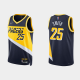 Men's Indiana Pacers #25 Jalen Smith NBA 75th Anniversary City Black Jersey