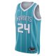 Unisex Charlotte Hornets Brandon Miller Nike Teal NBA Draft Swingman Jersey - Icon Edition