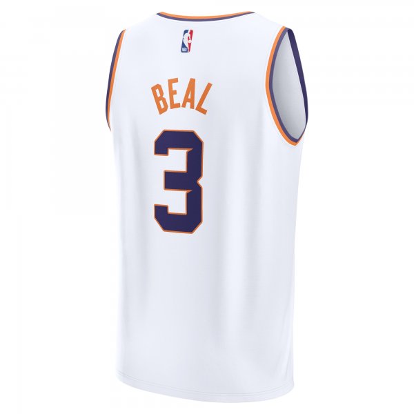 Men's Phoenix Suns Bradley Beal Fanatics White Fast Break Player Jersey - Association Edition