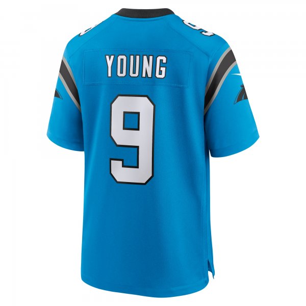 Men's Carolina Panthers Bryce Young Nike Blue 2023 NFL Draft First Round Pick Alternate Game Jersey