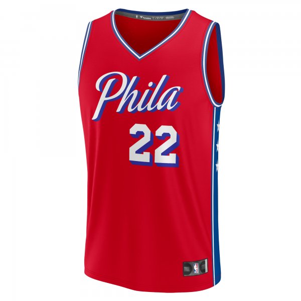 Youth Philadelphia 76ers Matisse Thybulle Fanatics Red Fast Break Player Jersey - Statement Edition