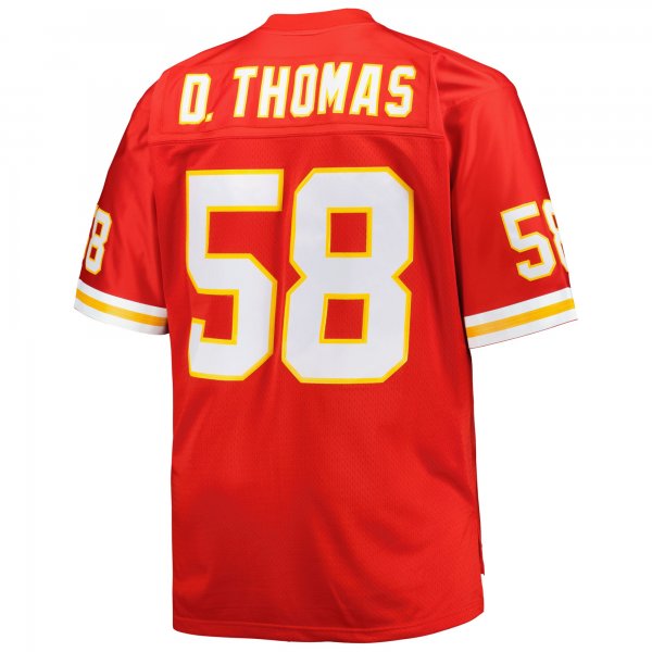 Men's Kansas City Chiefs Derrick Thomas Mitchell & Ness Red Big & Tall 1994 Retired Player Replica Jersey