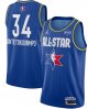 Men's Jordan Brand #34 Giannis Antetokounmpo Blue 2020 NBA All-Star Game Jersey