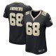 Women's New Orleans Saints Josh Andrews Nike Black Game Player Jersey