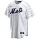 Men's New York Mets Nike White Home Replica Custom Jersey