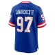 Men's New York Giants Dexter Lawrence II Nike Royal Classic Game Player Jersey