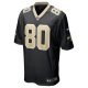 Men's New Orleans Saints Jimmy Graham Nike  Black Team Game Jersey