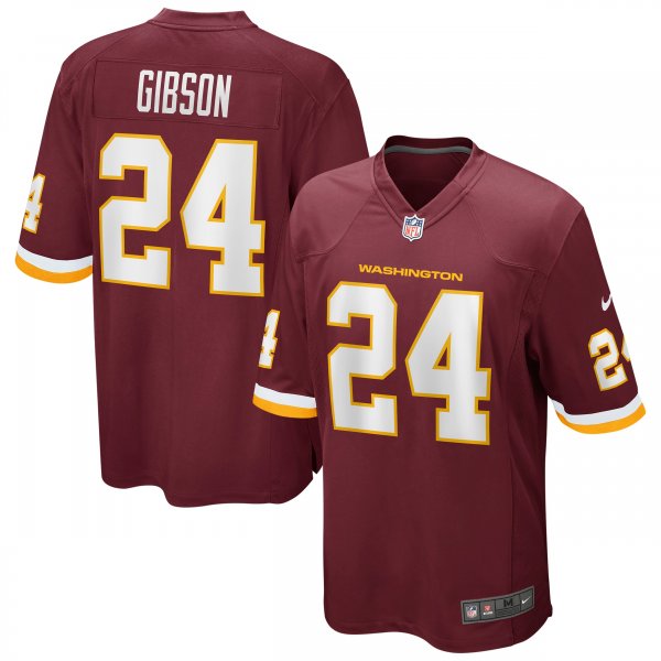 Men's Nike Antonio Gibson Washington Football Team Burgundy Game Player Jersey