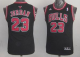 Chicago Bulls #23 Michael Jordan Black And Red No. Stitched Youth NBA Jersey